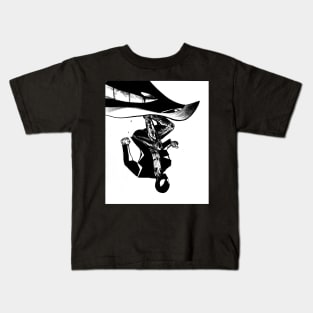 spider mexican man in gargoyle suit ecopop Kids T-Shirt